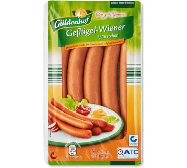 Produktbild Aldi Nord / Güldenhof Geflügel-Wiener Würstchen