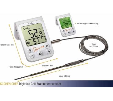 Produktbild TFA Dostmann Küchen-Chef Digitales Bratenthermometer