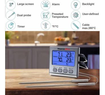 Produktbild ThermoPro TP17 Digitales Grill-Thermometer