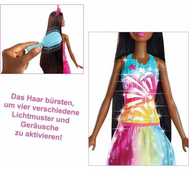 Produktbild Barbie Dreamtopia Regenbogen- Königreich Magische Haarspiel- Prinzessin