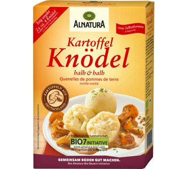 Produktbild Alnatura Kartoffelknödel halb & halb