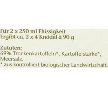 Produktbild Engel - Meine Heimatküche Kartoffelknödel halb & halb