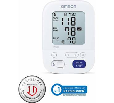 Omron RS4 im Test: 2,2 gut  Für die Blutdruckkontrolle zu Hause