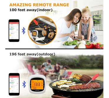 Produktbild Soraken Grillthermometer Digital Wireless