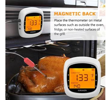 Produktbild Soraken Grillthermometer Digital Wireless