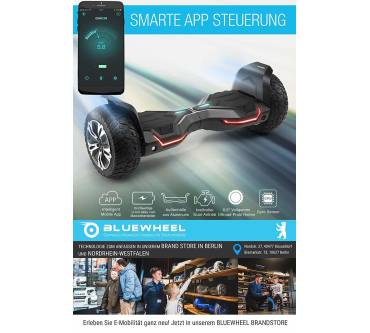 Bluewheel HX510 SUV im Test 1 8 gut Balance Board mit App