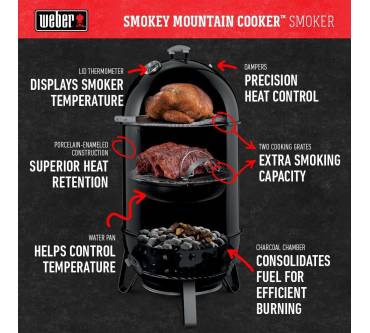 Produktbild Weber Smokey Mountain Cooker (47 cm)