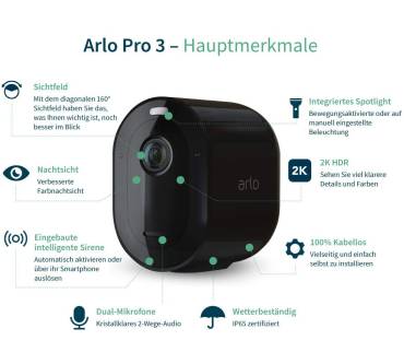 Produktbild NetGear Arlo Pro 3 (VMS4440B)