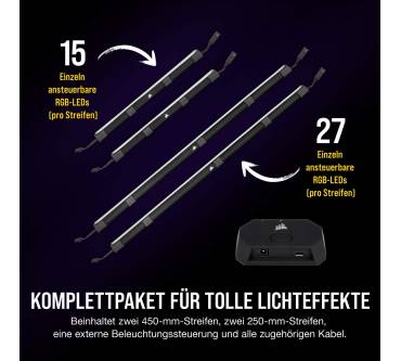 Produktbild Corsair iCUE LS100 Smart Lighting Strip Starter Kit