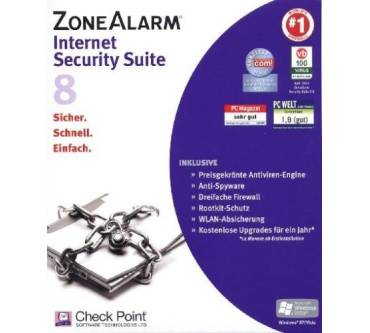 Produktbild Check Point ZoneAlarm Internet Security Suite 8.0