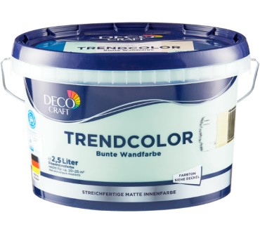 Produktbild Aldi Nord / Deco Craft Trendcolor Bunte  Wandfarbe