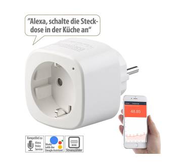 Produktbild Luminea Home Control Elesion WLAN-Steckdose