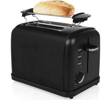 Produktbild Princess 142396 Schwarzer Stahl-Toaster