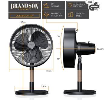 Produktbild Brandson Design Tischventilator