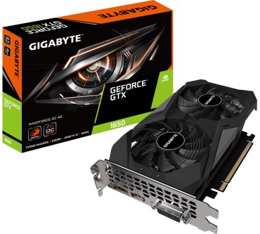 Produktbild GigaByte GeForce GTX 1650 D6 Windforce OC 4G