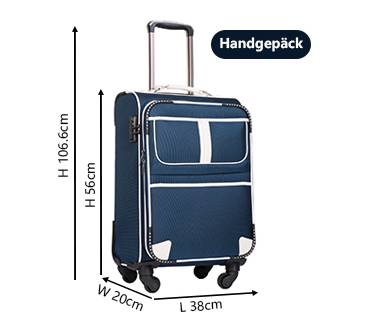 Produktbild Coolife Stoff-Koffer Handgepäck (40 L)