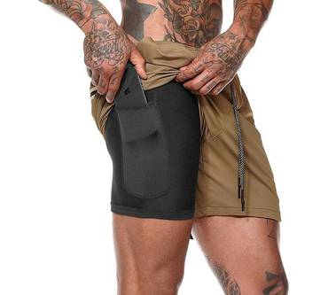 Produktbild Yidarton Shorts Herren Sport Sommer 2in1