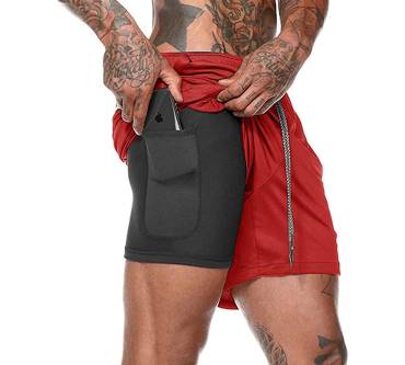 Produktbild Yidarton Shorts Herren Sport Sommer 2in1