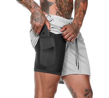 Produktbild Yidarton Shorts Herren Sport Sommer 2in1