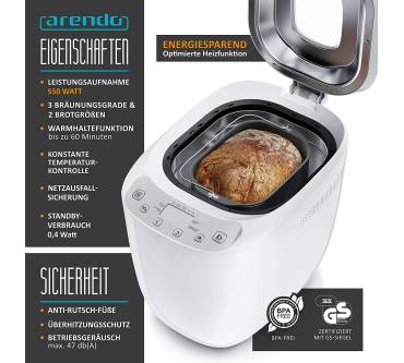 Produktbild Arendo Bread Maker