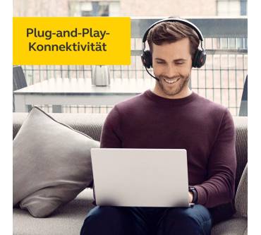 Produktbild Jabra Evolve2 65 USB-C UC Stereo mit Ladestation