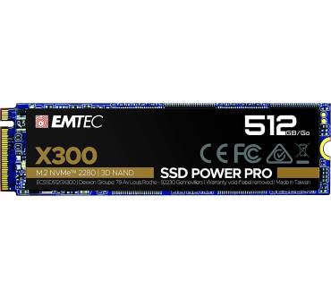 SSD interne M.2 NVMe PCIe 4.0 X400 Power Pro 4 To - EMTEC