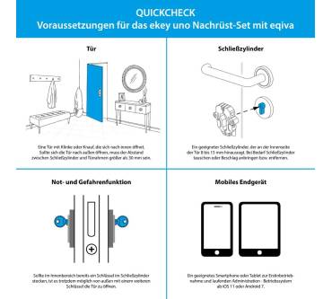 Produktbild Ekey uno Fingerprint mit Akku und Funk inkl. eqiva Bluetooth Smart Türschlossantrieb