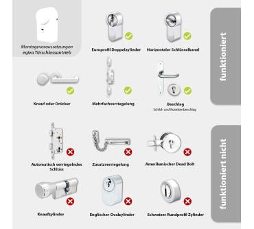 Produktbild Ekey uno Fingerprint mit Akku und Funk inkl. eqiva Bluetooth Smart Türschlossantrieb