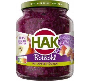 Produktbild HAK Konserven Rotkohl mit Apfelstücken