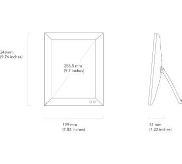 Produktbild Nixplay Smart Photo Frame 9.7 Zoll (Wi-Fi)