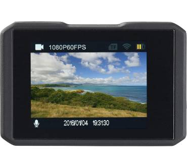 Produktbild Somikon UHD-Action-Cam mit 2 Displays, WLAN und Sony-Bildsensor, IPX8