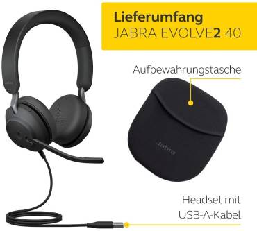 Produktbild Jabra Evolve2 40 MS