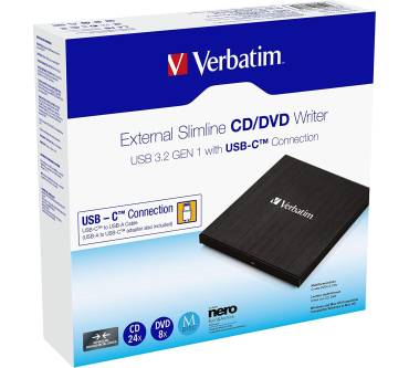 Produktbild Verbatim External Slimline Writer (43886)