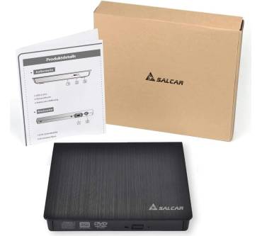 Produktbild Salcar USB 3.0 Externes DVD/CD-Laufwerk/Brenner slim