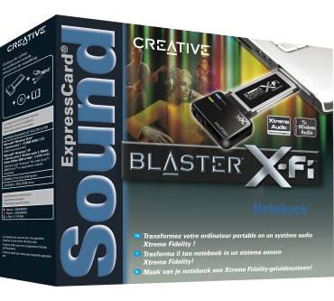 Produktbild Creative Sound Blaster X-Fi Notebook