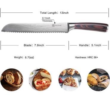 Produktbild Paudin Universal Classic Brotmesser