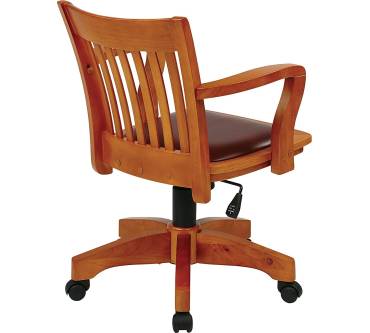 Produktbild OSP Home Furnishings Deluxe Finish Bankers Desk Chair