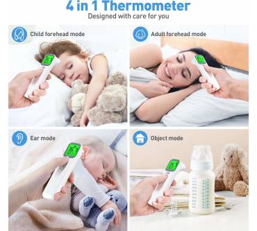 Produktbild IDOIT Digitales Infrarot Thermometer 4 in 1 Baby