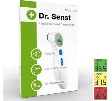 Dr. Senst Infrarot Stirn-Thermometer messen Frust Fieber ohne 