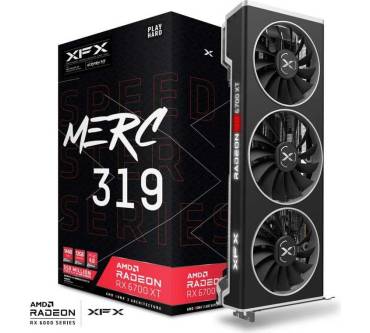 Produktbild XFX Speedster MERC 319 Radeon RX 6700 XT Black Gaming