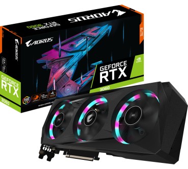 Produktbild GigaByte Aorus GeForce RTX 3060 Elite 12G