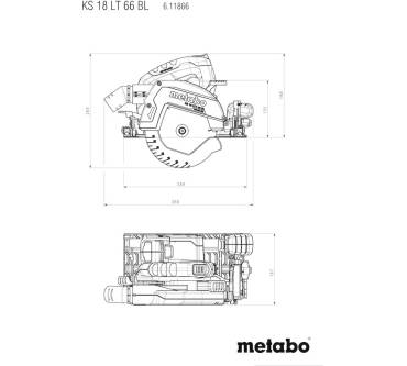 Produktbild Metabo KS 18 LTX 66 BL