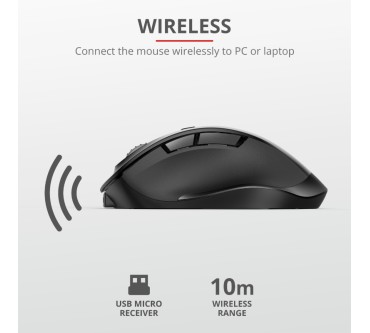 Produktbild Trust Fyda Rechargeable Wireless Comfort Mouse