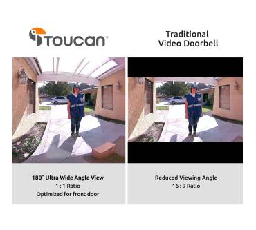 Produktbild VuPoint Solutions Toucan Wireless Video Doorbell