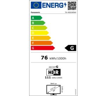 Produktbild Panasonic TX-49JXW944