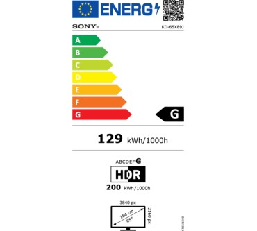 Produktbild Sony KD-65X89J