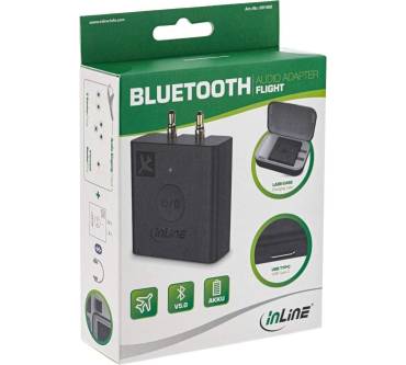 Produktbild InLine Flugzeug Bluetooth Audio Transmitter/Sender