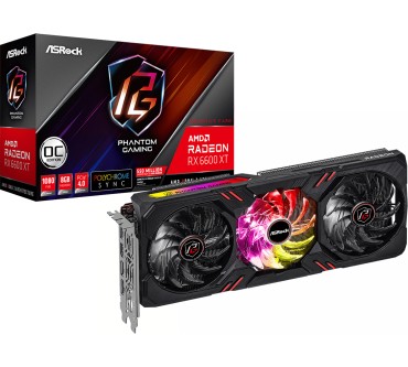 Produktbild ASRock Radeon RX 6600 XT Phantom Gaming D 8GB OC