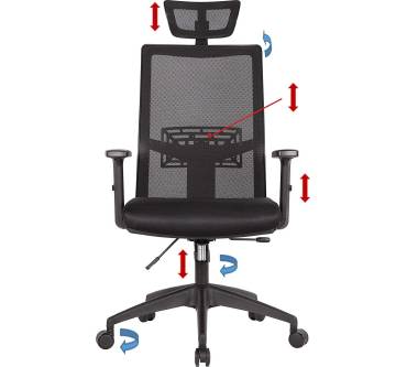 Produktbild Yulukia Ergonomischer Bürostuhl (200038)