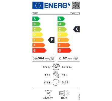 Produktbild Bosch Serie 6 WDU28592